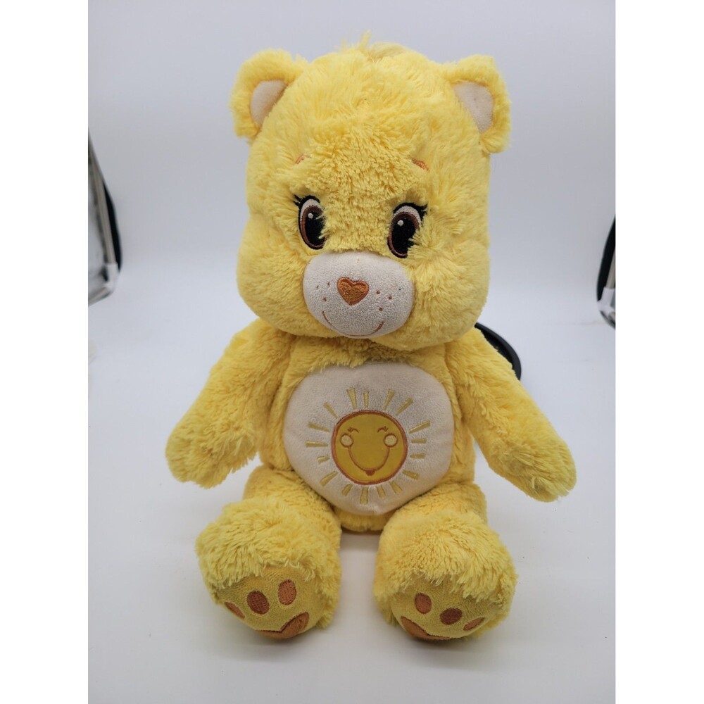 2016 Care Bears Funshine Build-a-Bear Yellow Sun Plush Stuffed Animal 18"
